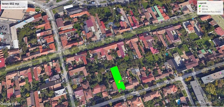 Teren Construcții de 652 mp, în Elisabetin