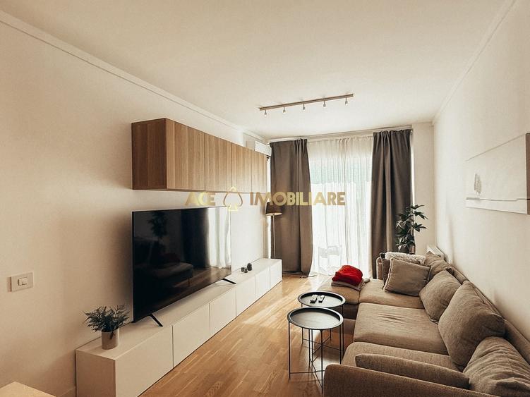 Apartament cu 2 camere semidecomandat, mobilat în Jiului