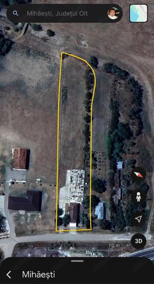 Casă cu 3 camere cu Teren 4000 Mp în Mihăești