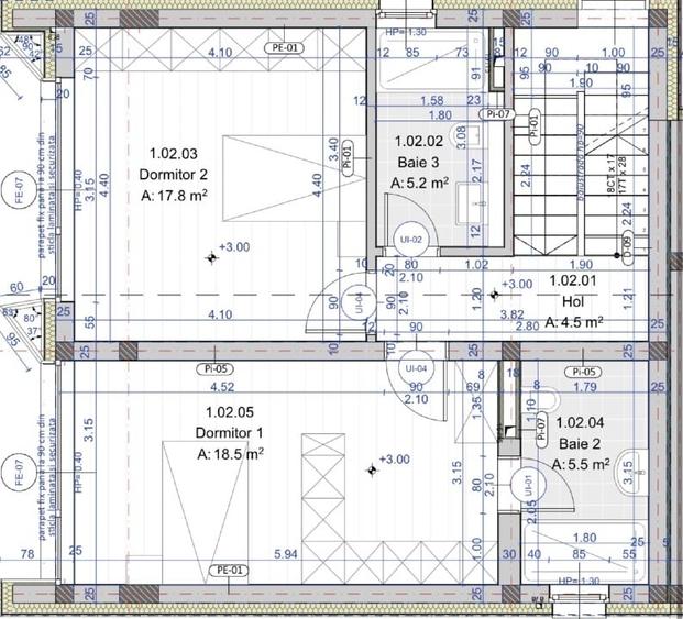 Duplex cu 5 camere cu Canalizare în Gruia