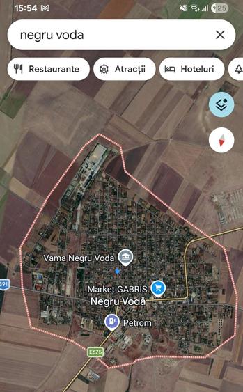 Proprietar vand teren intravilan de 1258m2 cu casa nelocuibila, central in Negru Voda, avand apa, curent si posibilitatea de racordare la canalizare - 2