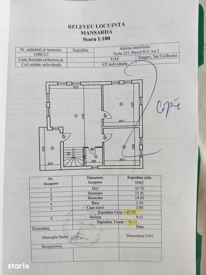 Casă cu 5 camere cu Teren 1500 Mp în Snagov