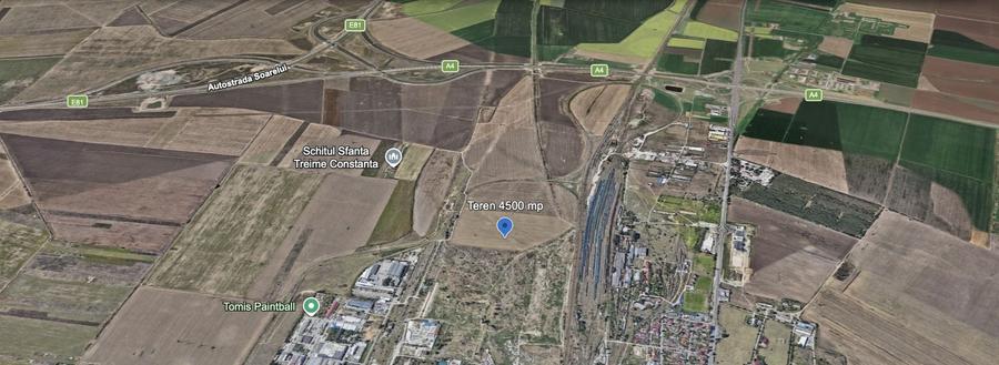 Teren Construcții intravilan de 4500 mp, în Zona Industrială