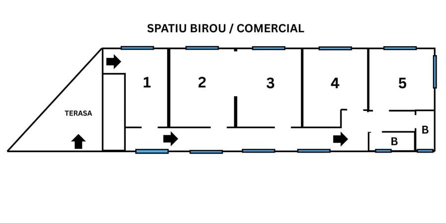 Spațiu comercial, de 140 mp, în Drumul Taberei