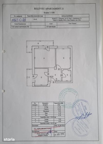 Apartament cu 2 camere decomandat în Nord