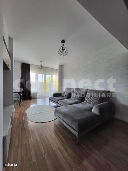 Apartament cu 2 camere, mobilat în Plopilor