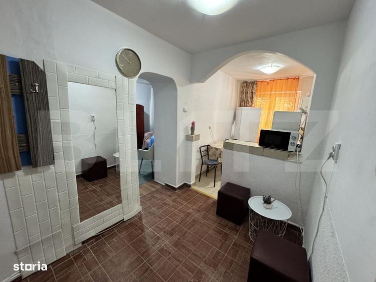 Apartament cu 2 camere semidecomandat în Central