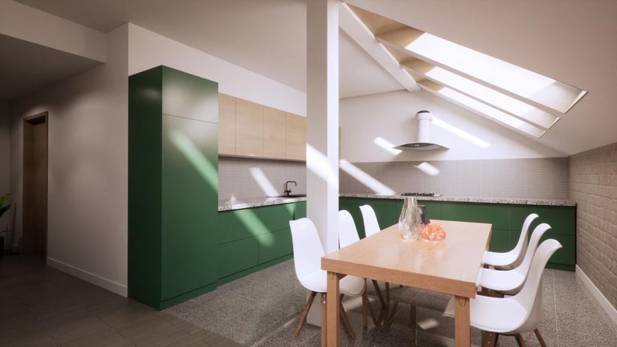 Apartament cu 3 camere decomandat în Bunloc