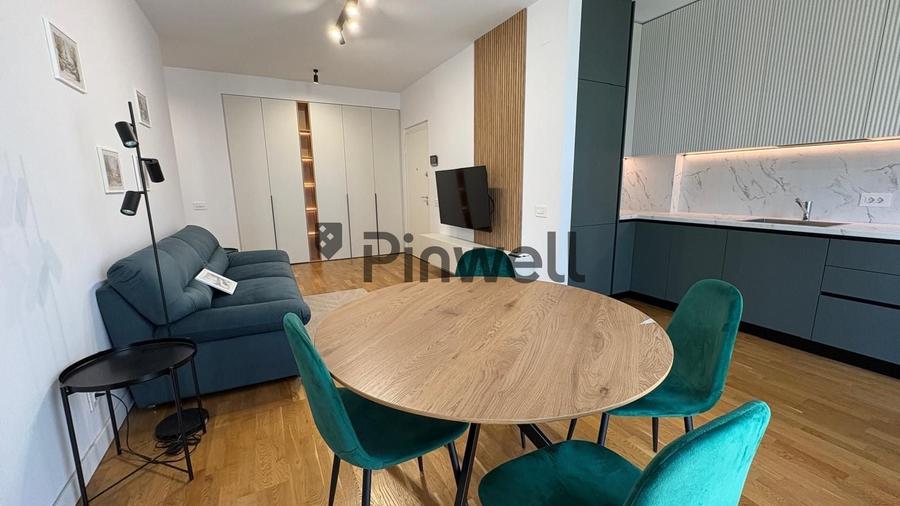 Apartament cu 2 camere semidecomandat, mobilat în Pipera