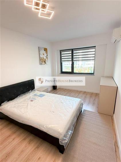Apartament cu 2 camere semidecomandat, mobilat în Pipera