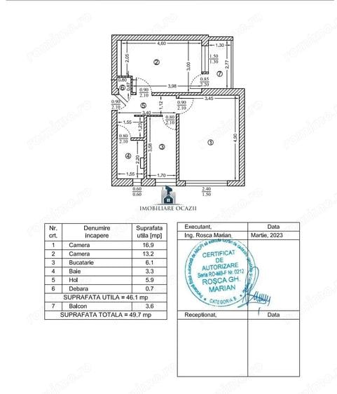 Apartament cu 2 camere decomandat în Alexandru Obregia