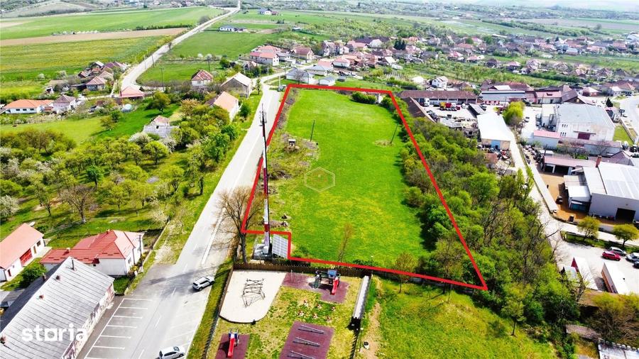 Teren de 12180 mp, în Burdea