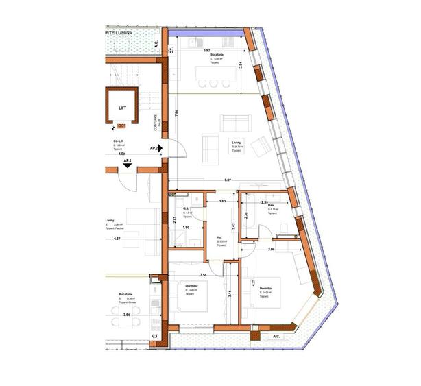 Apartament 3 Camere | Parter inalt | Metrou | Bloc Nou Boutique - 6