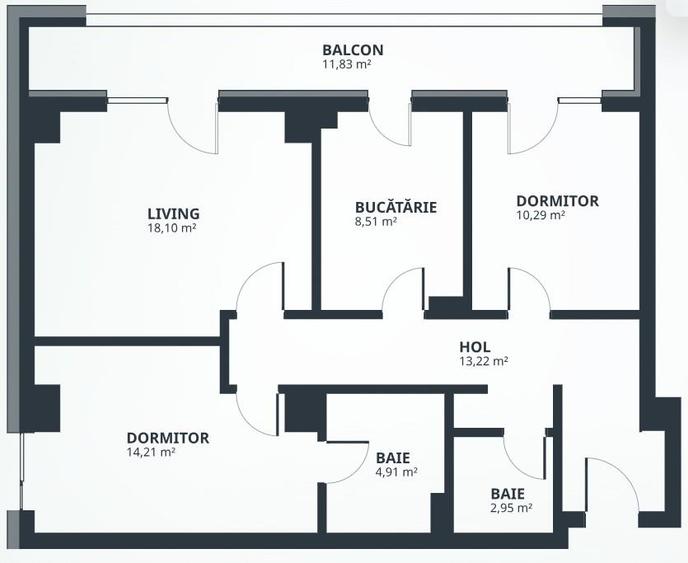Apartament cu 3 camere decomandat, mobilat în Tătărași