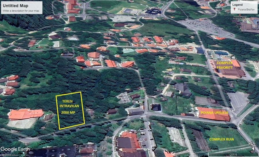 Teren Construcții intravilan de 2000 mp, în Poiana Brașov