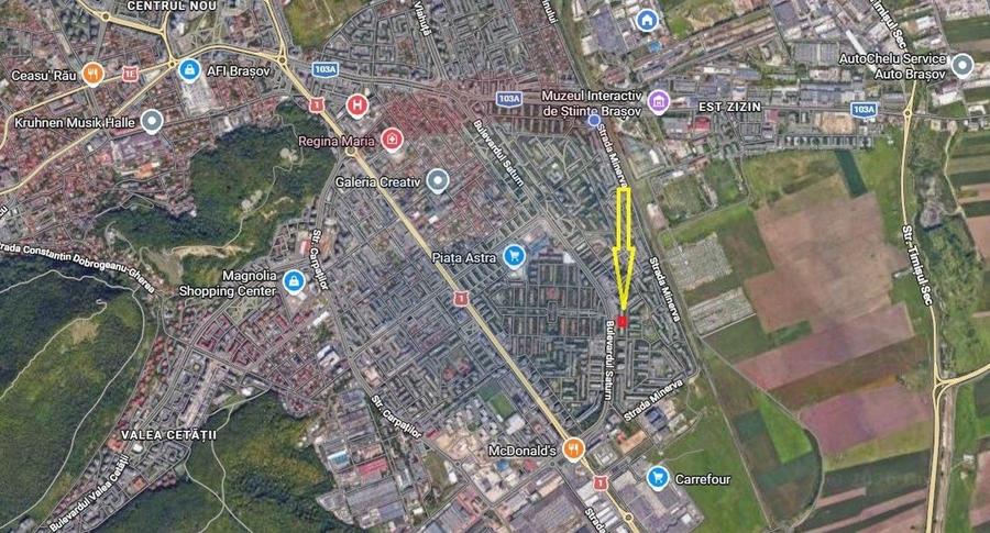 Apartament cu 2 camere semidecomandat în Astra