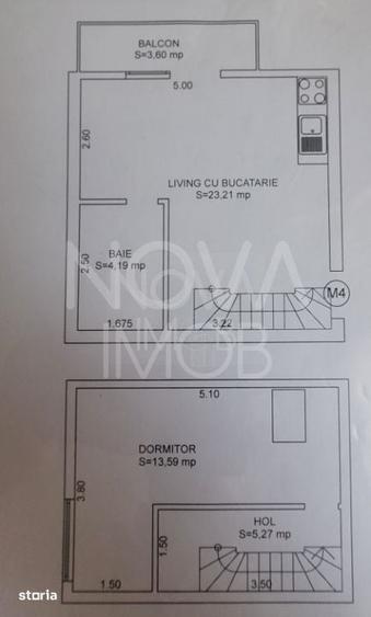 Apartament cu 2 camere în Valea Aurie