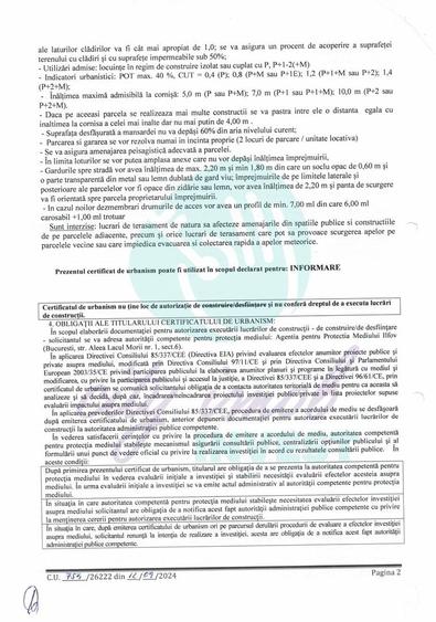 Teren Construcții intravilan de 493 mp, în Central