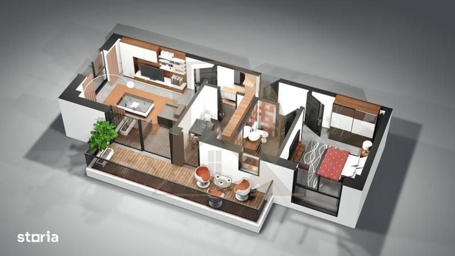Apartament cu 2 camere decomandat în Copou