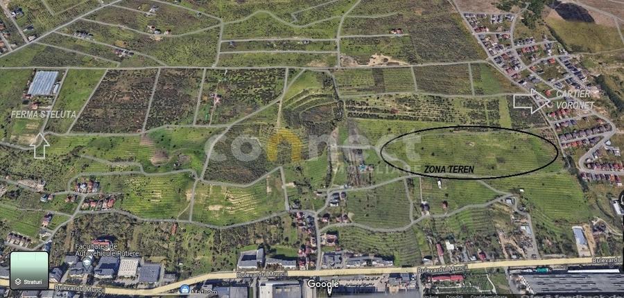 Teren Construcții intravilan de 1870 mp, în Mărăști
