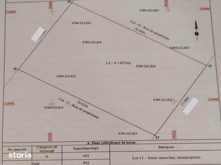 Teren construibil intravilan zona de lacuri din comuna Berceni IF - 2