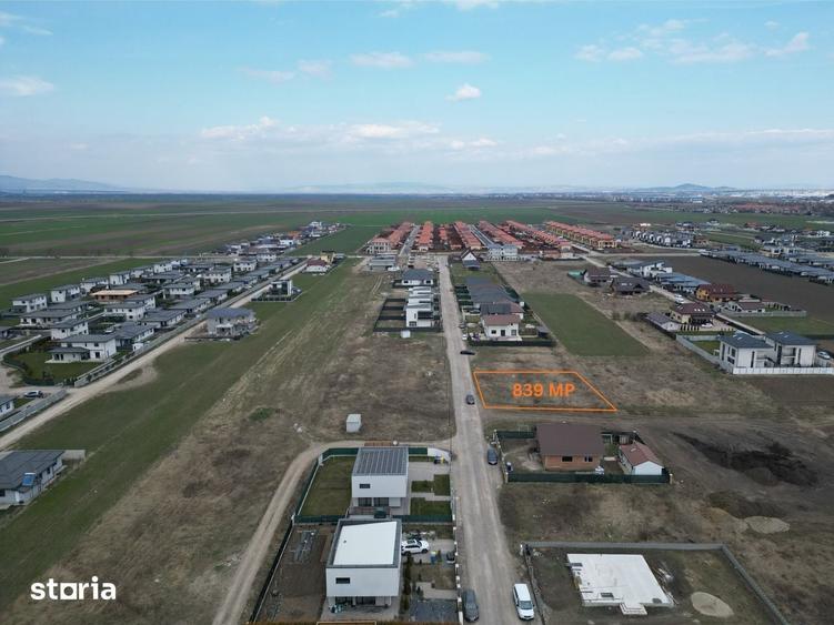 Teren de 839 mp, în Cristian