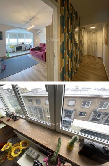 Apartament cu 3 camere semidecomandat în P-ța Unirii