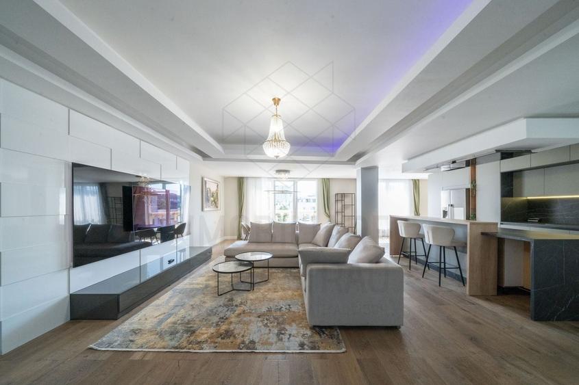 Apartament cu 5 camere decomandat, mobilat în Herăstrău — fotografia 1