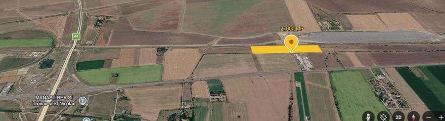 Teren agricol extravilan de 27000 mp, în Exterior Vest