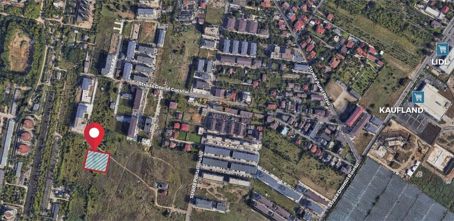 Teren Construcții intravilan de 592 mp, în Berceni