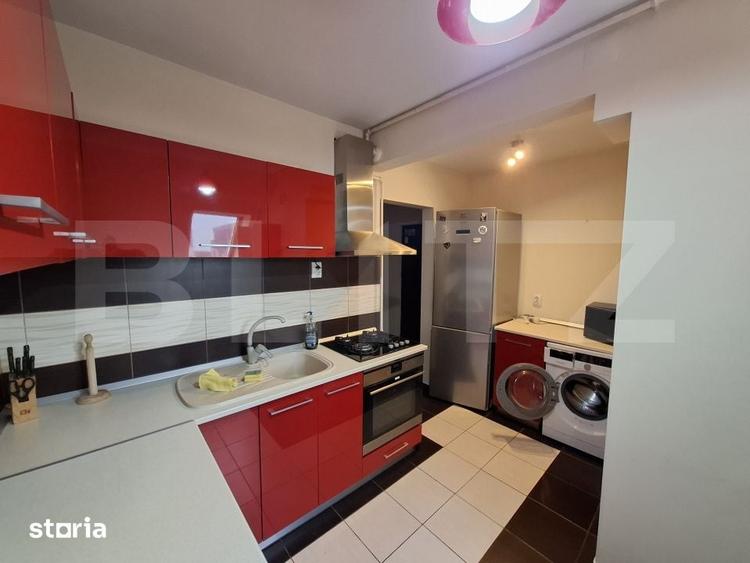 Apartament cu 3 camere semidecomandat în Micro 16