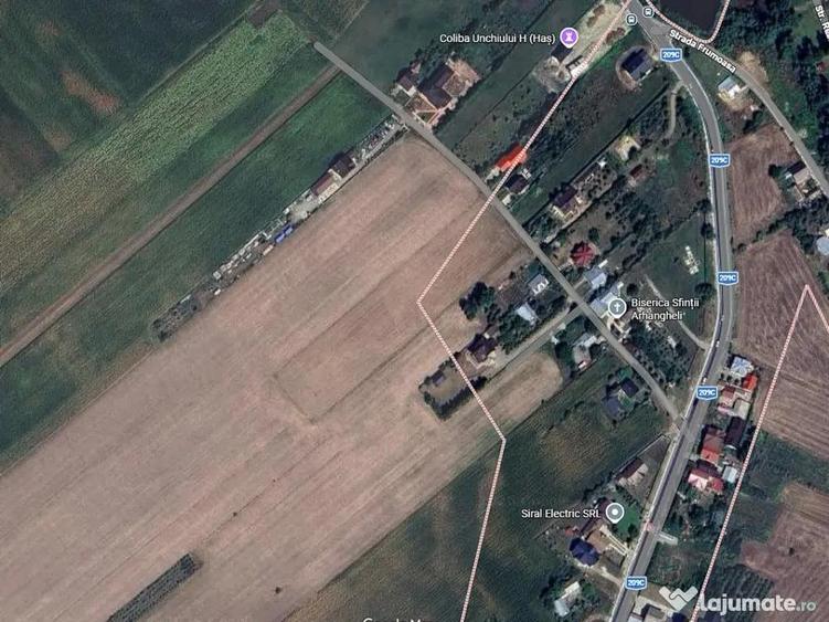 Teren de 897 mp, în Frumoasa
