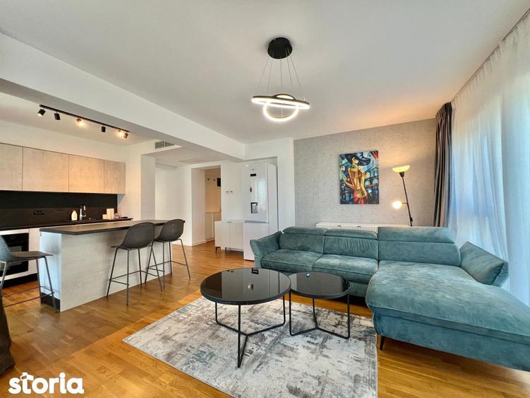 Apartament cu 2 camere decomandat, mobilat în Băneasa