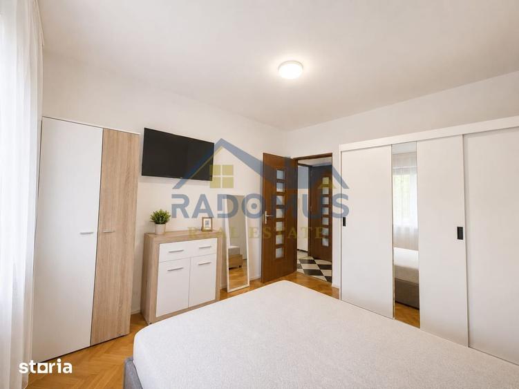 Apartament cu 2 camere semidecomandat, mobilat în Nord