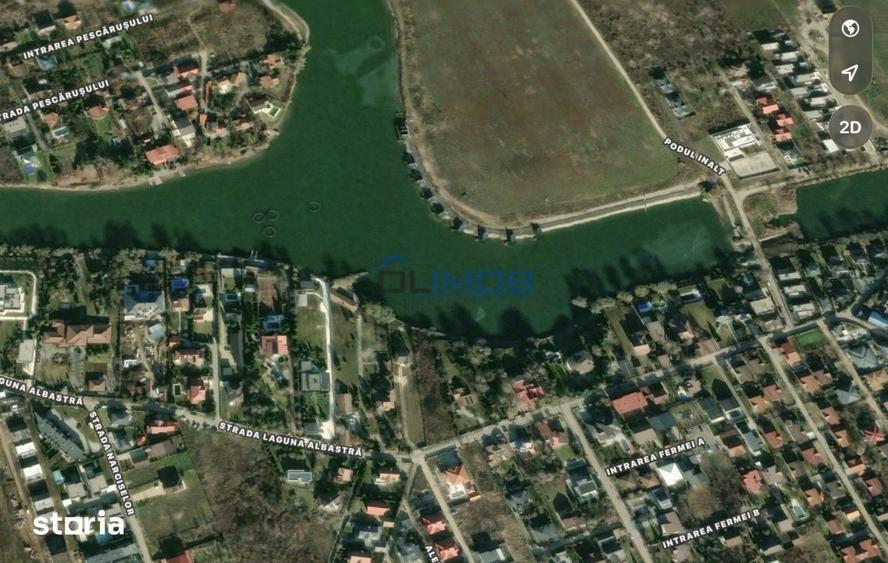 Teren intravilan de vanzare Corbeanca Laguna Albastra | 1.820 mp | - 1