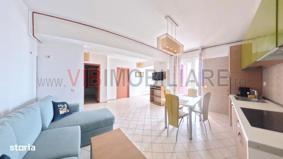 Apartament cu 2 camere semidecomandat, mobilat în Decebal