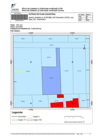 Teren 841 mp Islaz | Noutate - 2