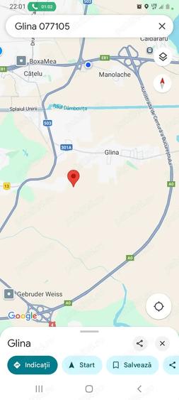 Teren de 11500 mp, în Glina