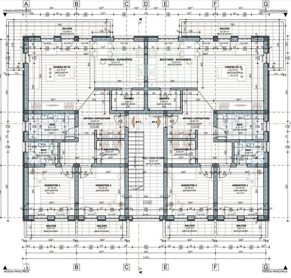 Apartament 3 camere 2 bai,in bloc NOU, 110mp - 4