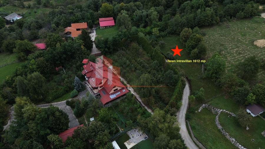 Teren Construcții intravilan de 1612 mp, în Bran