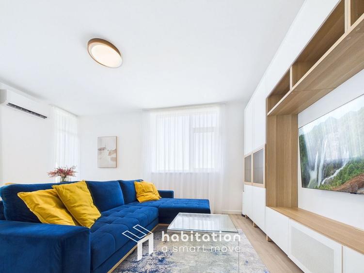 Apartament cu 2 camere semidecomandat, mobilat în Central