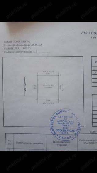 Teren de 460 mp, în Eforie