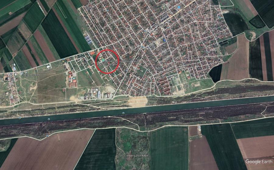 Teren Construcții intravilan de 1000 mp, în Cumpăna