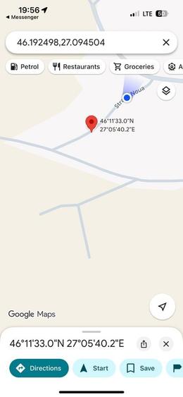 Teren de 1350 mp, în Sascut