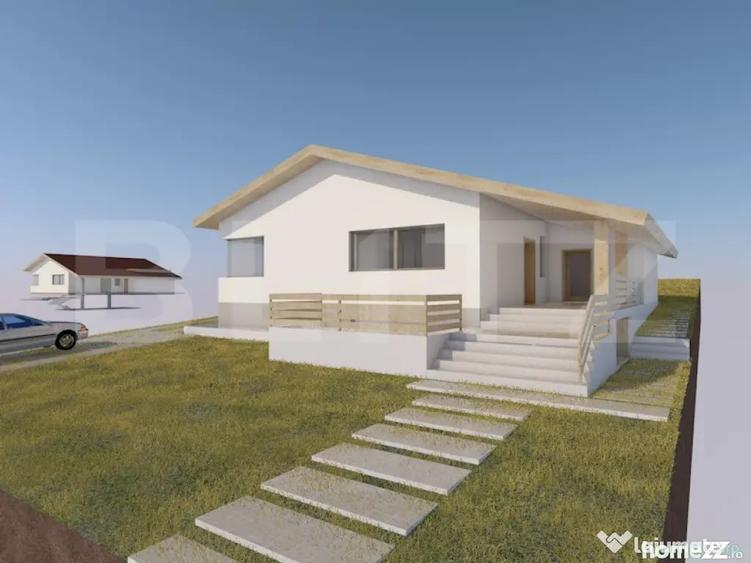 Casă cu 4 camere cu Teren 800 Mp în Bod