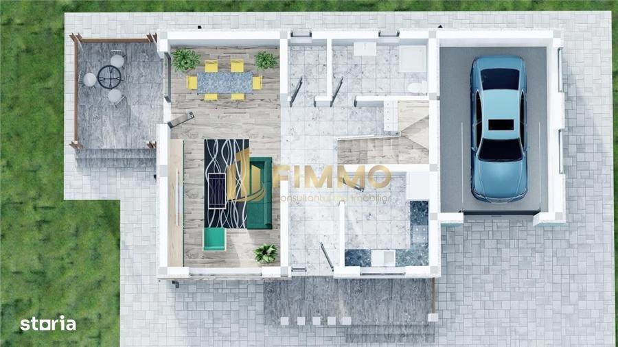 Casă cu 4 camere în Bulai