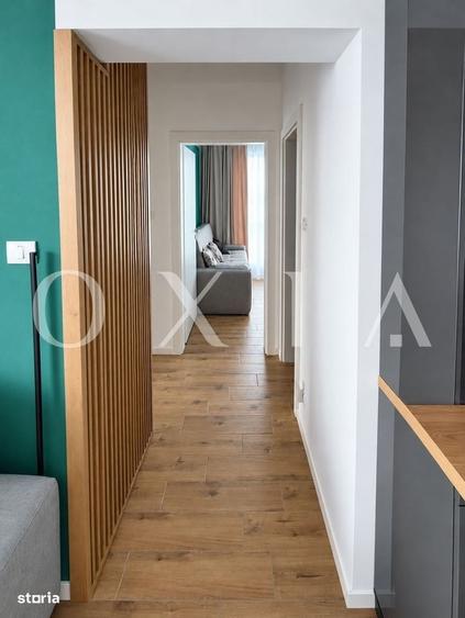 Apartament cu 3 camere semidecomandat în Central