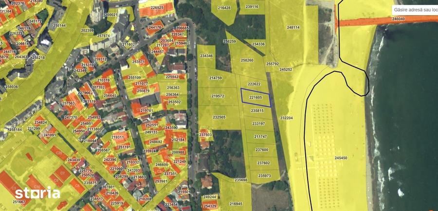 Teren de 1000 mp, în Exterior Vest