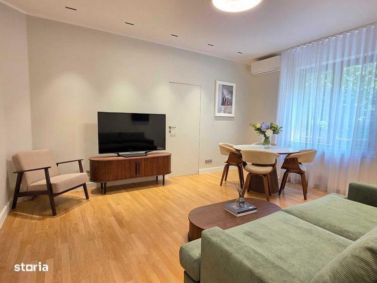 Apartament cu 3 camere, mobilat în Dorobanți