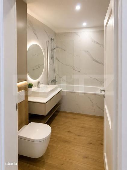 Apartament 2 camere, balcon 8,2 mp, parcare, Racadau - 5